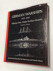 German Warships, 1815-1945 Vol. 1 : Major Surface Vessels by Erich Groner 1990 - Picture 1 of 2