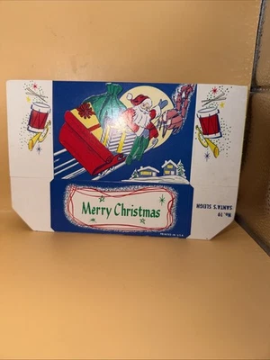 CARAMELO NAVIDAD VINTAGE MANGO CAJA REGALO SANTA MiSTLETOE REiNDER ORNAMENTO Foto 1 de 3