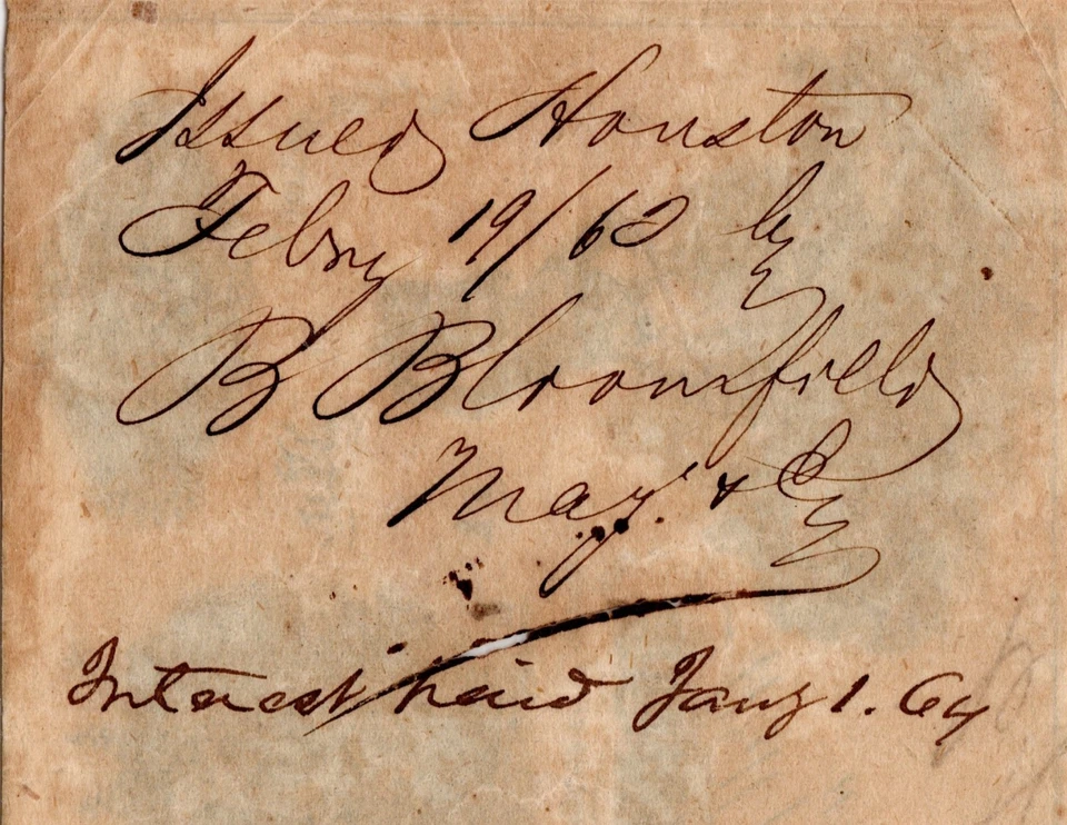 T-39 PF-13 1862 $100 Confederate Paper Money - PCGS-C VF 30 - Maj Bloomfield R11 - Image 1 of 3