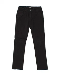 Pantalone GUESS bambina slim casual 7-8 anni W24 L25 nero cotone AY06 - Foto 1 di 3