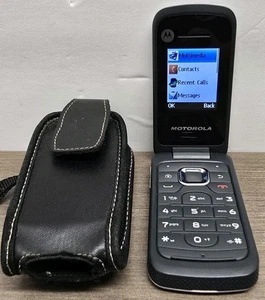 Vintage Motorola WX345 Clamshell Flip Phone Works Collectable 2004 - Picture 1 of 6