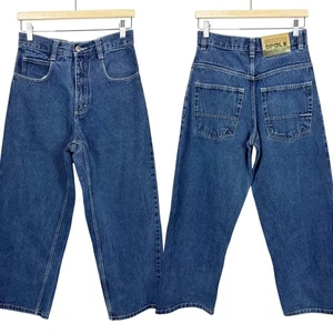 Jeans larghi vintage Y2K South Pole gamba larga 29 blu denim skater streetwear - Foto 1 di 8