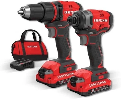 Craftsman CMCK210C2 20V  Cordless Brushless Compact 2 Tool Combo Kit - 2 Pack - Image 1 of 4