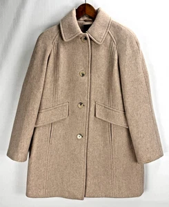 East 5th Damen rosa klein zierlich Wollmischung Erbsenmantel Kleid Mantel Jacke - Bild 1 von 14