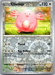 Chansey 144/198 - Scarlet & Violet Base Set Reverse Holo - Picture 1 of 2