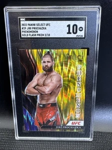 2022 Select UFC Phenomenon Gold Flash Prizm Jiri Prochazka 02/10 SGC 10 - Picture 1 of 3