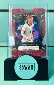 2023-24 Panini Obsidian Cole Palmer /30 Red Ice Supernova England Chelsea - Picture 1 of 2