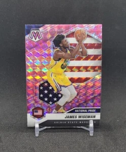 2020-21 Mosaic James Wiseman Pink Prizm National Pride Rookie RC #260 - Picture 1 of 2