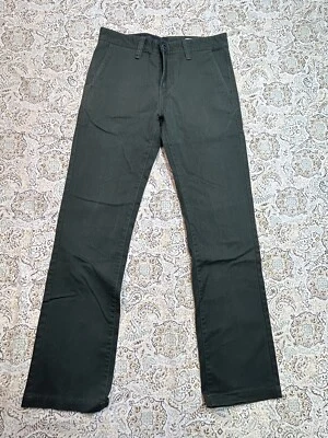 Volcom Straight Leg Mens Green Jeans Sz. 27 Casual Guys Street Wear Pants Work - Image 1 of 4