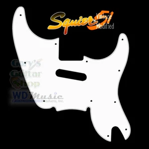Brand New Gloss White Pickguard for Squier '51 Vintage Modified Made in US by WD - Picture 1 of 7