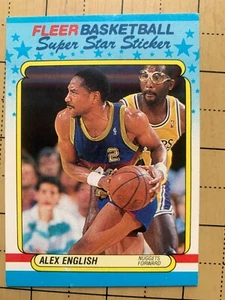 1988-89 FLEER BASKET ALEX ADESIVO INGLESE #4 - Foto 1 di 2