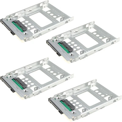 Lotto 2,5" SSD SAS a 3,5" SATA Hard Disk Drive HDD Adattatore CADDY TRAY Hot Swap - Immagine 1 di 4