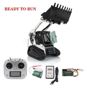 AoueLT5 1/14 LESU Tracked Skid-Steer RC Hydraulic Loader Model RTR W/Light Sound - Picture 1 of 12