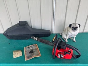 Homelite Chainsaw 18" Bar Model 240 with Hard Case - Runs Good See Video - Picture 1 of 20