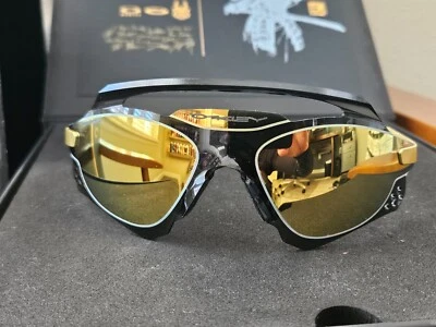 Limited Edition Oakley Xeus Olympic Gold Prizm 24K Dual Iridium Lenses - Image 1 of 4