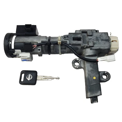 2004-2009 Nissan Quest Ignition Switch Lock Cylinder Assembly + Key Immobilizer - Image 1 of 4