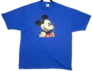 Mickey Mouse Vintage T-Shirt Disney Erwachsene Large Blau 90’s Made In USA - Bild 1 von 6