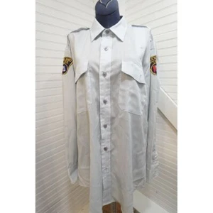 Vintage Polizei Uniform Hemd Größe 16,5 Small Langarm Elfeco Cleveland PD - Bild 1 von 8