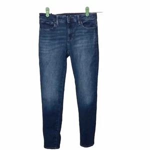 Gap Kids Super Skinny Size 14 Girls Blue Dark Wash Jeans - Picture 1 of 9