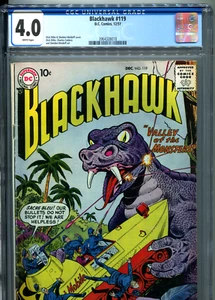 Blackhawk #119 (DC, 1957) CGC Certified 4.0 - White Pages! - Bild 1 von 3