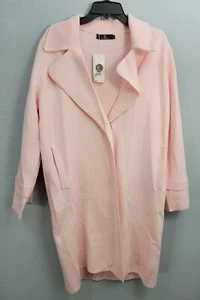 LILLUSORY Women's Oversized Dressy Cardigans Size Medium Pink - Picture 1 of 10