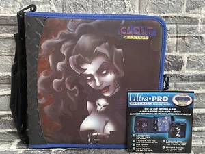 Ultra Pro Clout Fantasy Black Blue Zippered Album Gaming Case NEW with Tag - Picture 1 of 10