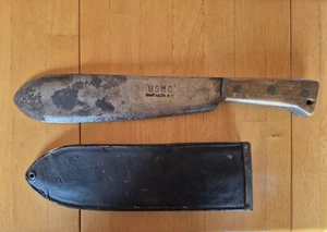 WWII U.S.M.C. BOLO CHATILLON NY. WITH BOYT 43 SCABBARD - Picture 1 of 4
