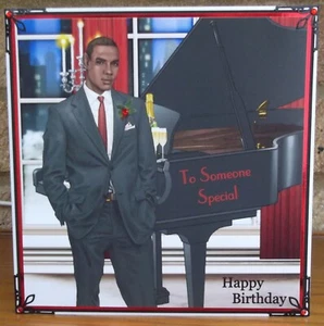 HANDMADE MEN'S PERSONALISED ART DECO BIRTHDAY CARD WITH ETHNIC GENTLEMEN 2023 - Picture 1 of 3