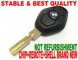 LLAVE VERDADERAMENTE VIRGEN CONTROL REMOTO PARA E38 E39 Z3 INMOVILIZADOR SIN LLAVE CHIP DE ENTRADA ALARMA LLAVERO - Imagen 1 de 2