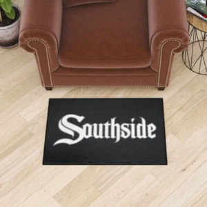 MLB - Chicago White Sox Starter Mat Accent Rug - 19" x 30". "Southside" Wordmark - Picture 1 of 5
