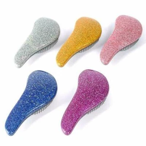 Tangle Free Detangler Hair Brush Glitter Magic Anti-static Massage Hair Comb - Picture 1 of 15