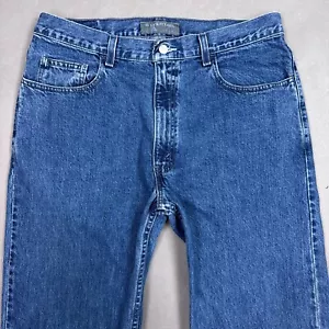 Vintage Levis Silvertab Jeans Mens 34x34 Blue Y2K Denim Pants Relaxed Streetwear - Picture 1 of 16