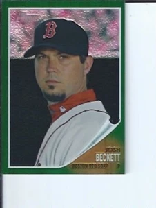 Josh Beckett 2011 Topps Heritage  Green Chrome Refractor - Picture 1 of 1