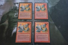 MTG - 4 x Goblin Grenade - Fallen Empires - EX/LP Condition - Lot 2