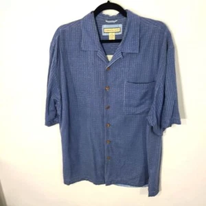 Jamaica Jaxx Men's Size Large L Shirt Blue Button Down - Picture 1 of 7