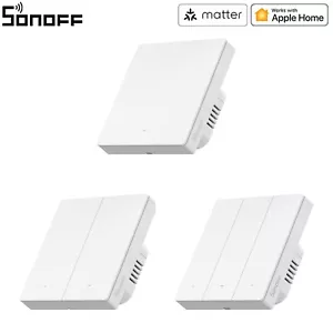 SONOFF M5 Smart Wall Light Switch with Matter Works with Apple Home,Amazon Alexa - Picture 1 of 53