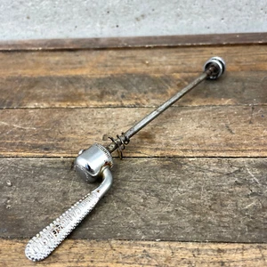 Vintage Campagnolo Rear Skewer 123 mm Flat Block QR Patent Eroica Patina Gran - Picture 1 of 14