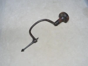 Hand Forged Bit Brace w/ Countersink Bit Antique Woodworking Tool Wheelwright - Picture 1 of 23