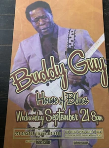11x17 Buddy Guy Blues 2005 American Tour Poster House Of Blues New Orleans - Picture 1 of 1