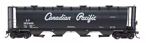 CANADIAN PACIFIC RAIL W/SCRIPT LOGO 59' ZYLINDRISCHER HOPPER RUNDE HATKE-HO-SCALE - Bild 1 von 1