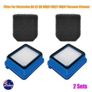 2 Sets Filter Replacement Kit for Electrolux Q7 Q8 WQ61 WQ71 WQ81 Vacuum Models. - Picture 1 of 9