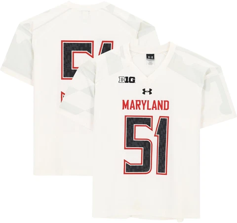 Terrapins Team-Issued #51Ops Jersey from the Lacrosse Program-Size XL Cover