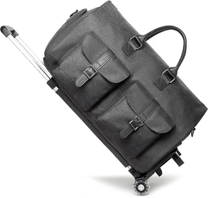 Rolling Garment Bag,Rolling Duffle Bag with Wheels Rolling Garment Bags for Trav - Picture 1 of 8