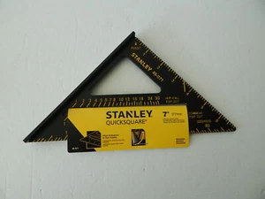 "Nueva herramienta de aluminio cuadrado cuadrado rápido Stanley 46-071 7" diseño premium - Imagen 1 de 3