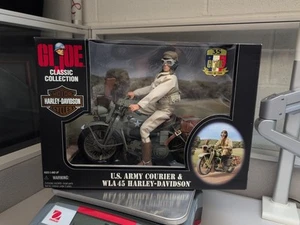 GI Joe US Army Courier & WLA 45 Harley-Davidson 12" 1/6th 1998 90's NEW & Sealed - Picture 1 of 10