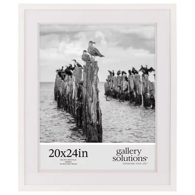 25" x 21" Wide Double Matted to 16" x 20" Frame White - Image 1 of 4