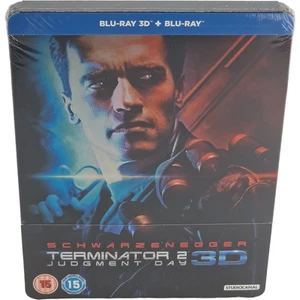 Terminator 2 Judgment Day Blu-Ray 3D + Blu-Ray Steelbook Zavvi 2000 Ex Zona B - Imagen 1 de 10