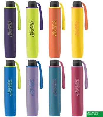 UNITED COLORS OF BENETTON Benetton Regenschirm Taschenschirm Super Mini Damen stabil klein leicht HW 2024