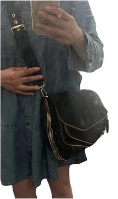 ¡Bolso Bandolera Henri Bendel 3 Capas Compartimento Nylon! ¡Muy raro! Foto 1 de 4