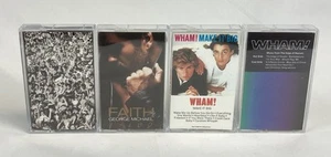 WHAM! GEORGE MICHAEL Cassette Tape Lot x4 Faith Make It Big Prejudice Heaven - Imagen 1 de 12
